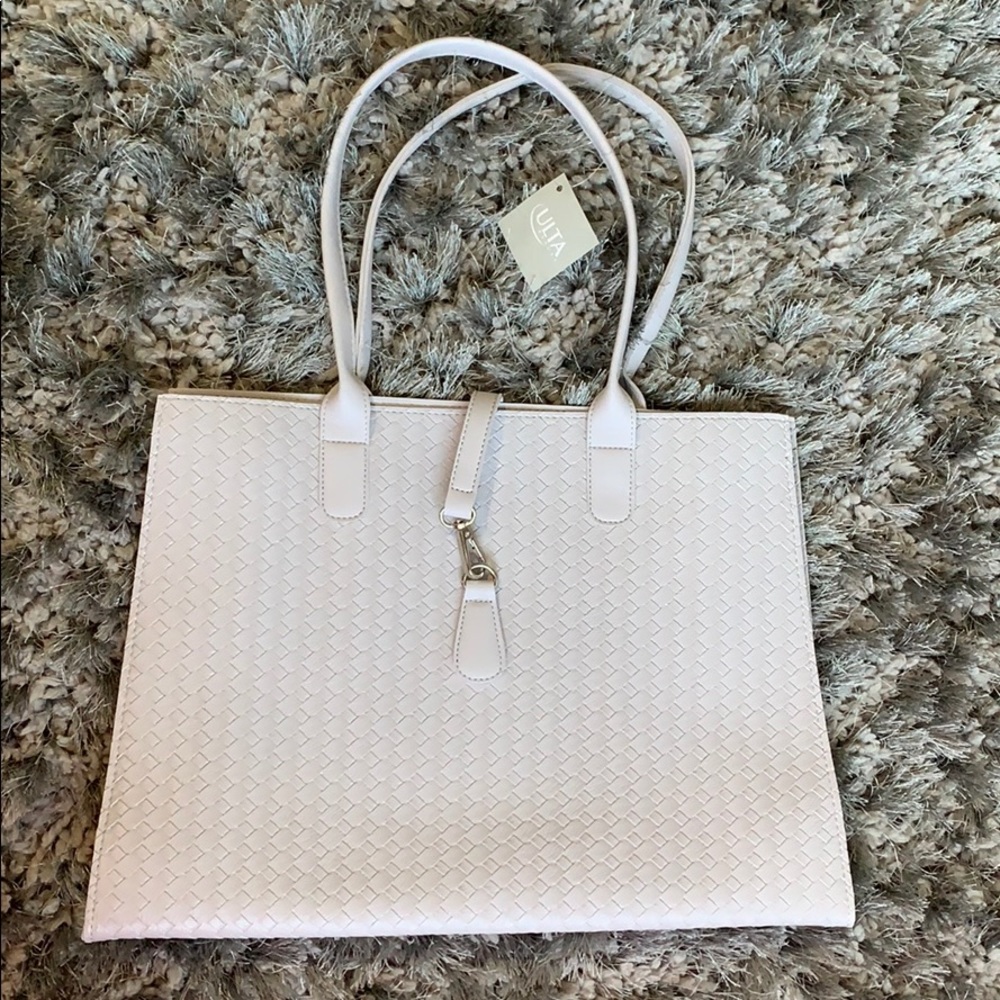 ULTA Tote Purse- Light Gray NEW W/ TAG